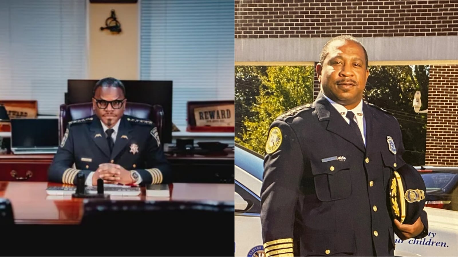 Clayton County Interim Sheriff Levon Allen faces Clarence Cox, chief investigator for the Fulton County Solicitor General's Office, in Tuesday's Clayton County's sheriff's race.  