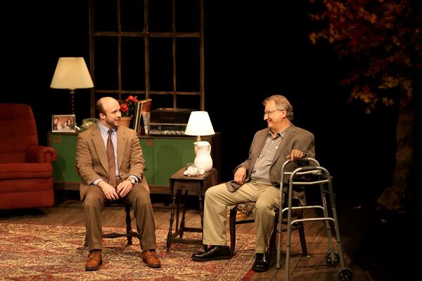 John Romanski (left) and Dan Reichard, the actors in "Tuesdays with Morrie," do not disappoint. Photo: Courtesy of City of Dunwoody