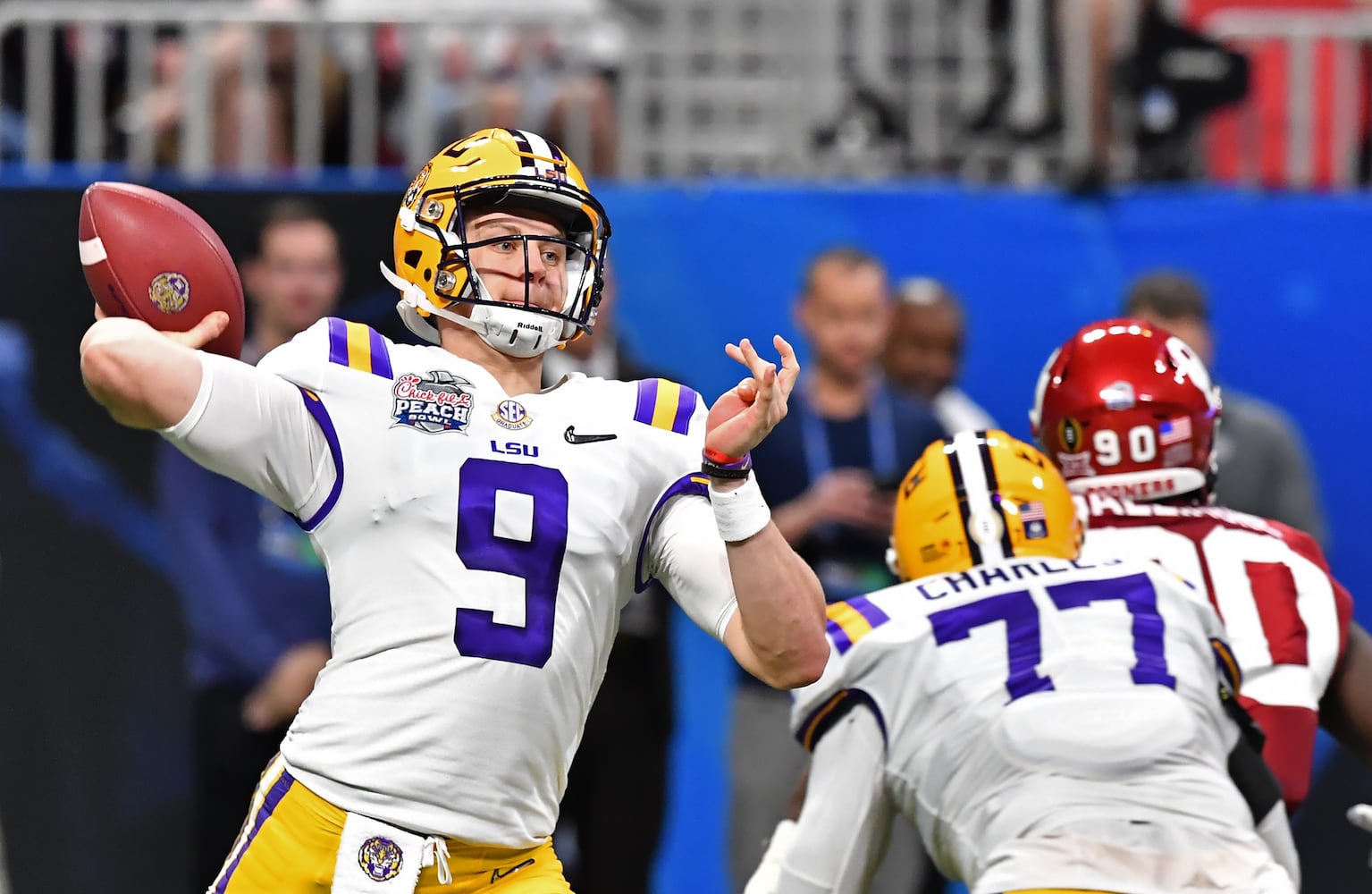 Photos: LSU, Oklahoma meet in Peach Bowl in Atlanta