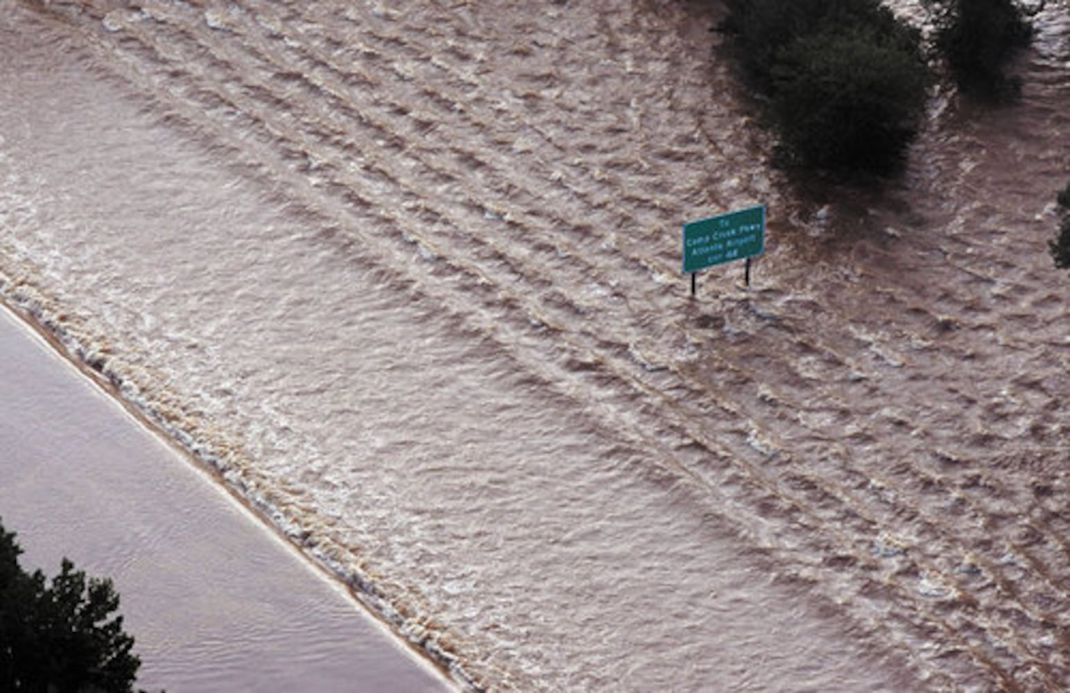 Atlanta flooding: Aerial photos