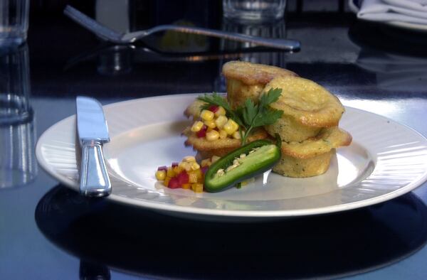 Chef Matt Harris' corn muffins were a menu favorite at Buckhead Diner. AJC file