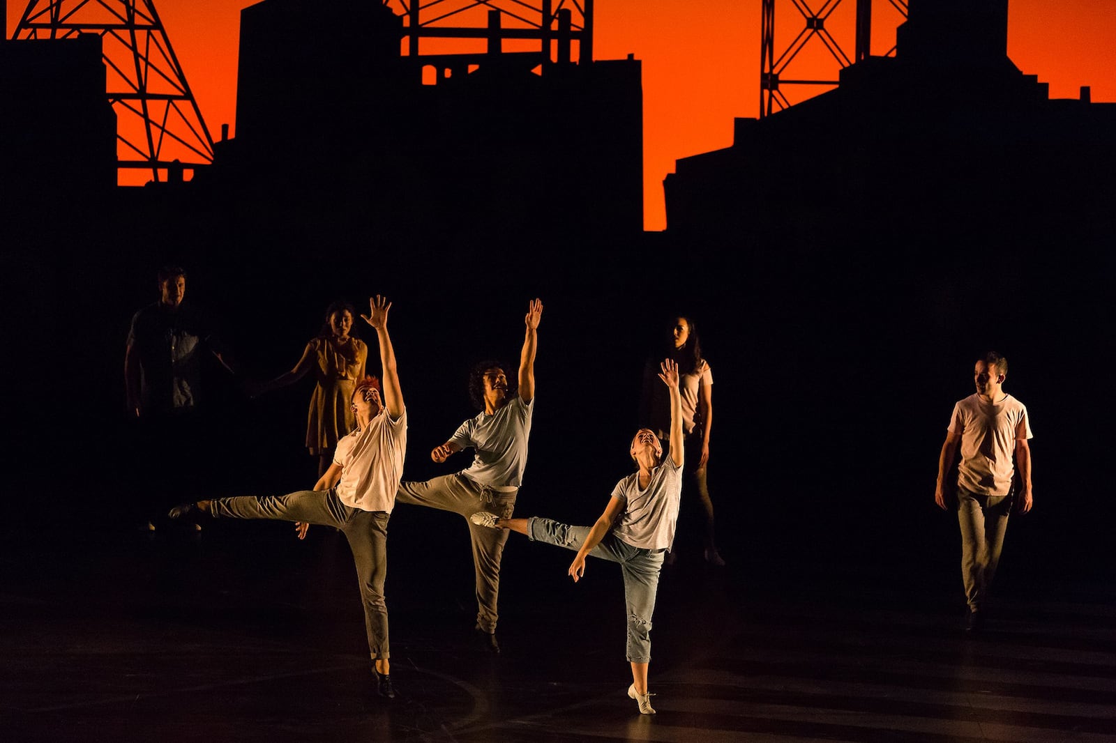 The Atlanta Opera production of “West Side Story” is unusual for the company because much of the story is told through dance. The production revives the original choreography by Jerome Robbins. Contributed by Lynn Lane