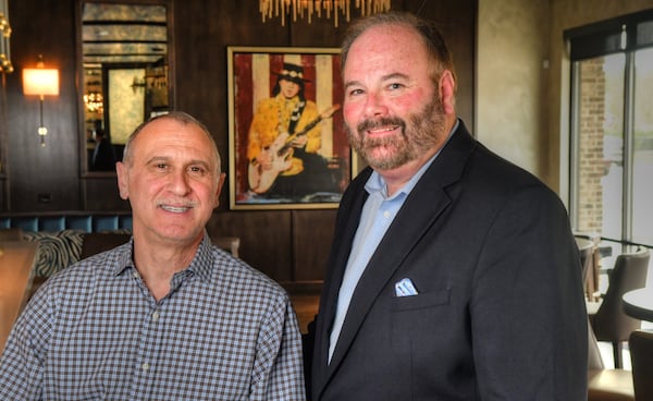 Bottles & Bones co-owner Rob Taranto (left) with general manager Emile Blau. CONTRIBUTED BY CHRIS HUNT PHOTOGRAPHY