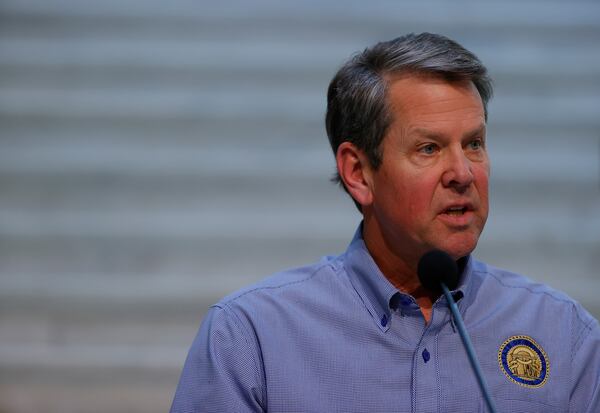 In this file photo, Georgia Governor Brian Kemp speaks to the media during a press conference at the Georgia State Capitol on April 27, 2020 in Atlanta, Georgia. The federal government will approve Gov. Brian Kemp's plan to reshape Medicaid and individual insurance in Georgia under the Affordable Care Act. (Kevin C. Cox/Getty Images)