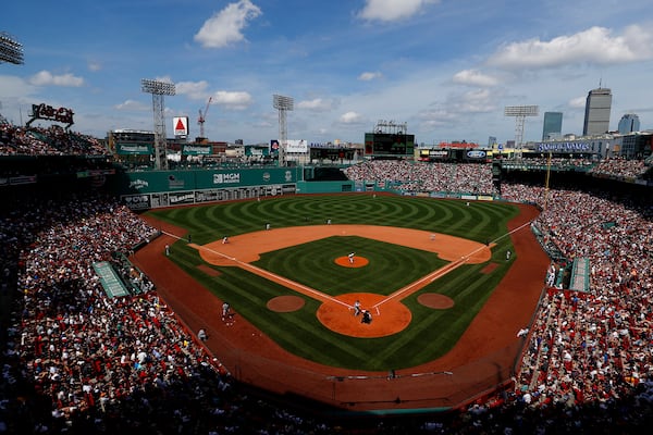 Boston's Fenway Park will host a Savannah Bananas game Saturday night. (Maddie Meyer/Getty Images/TNS)