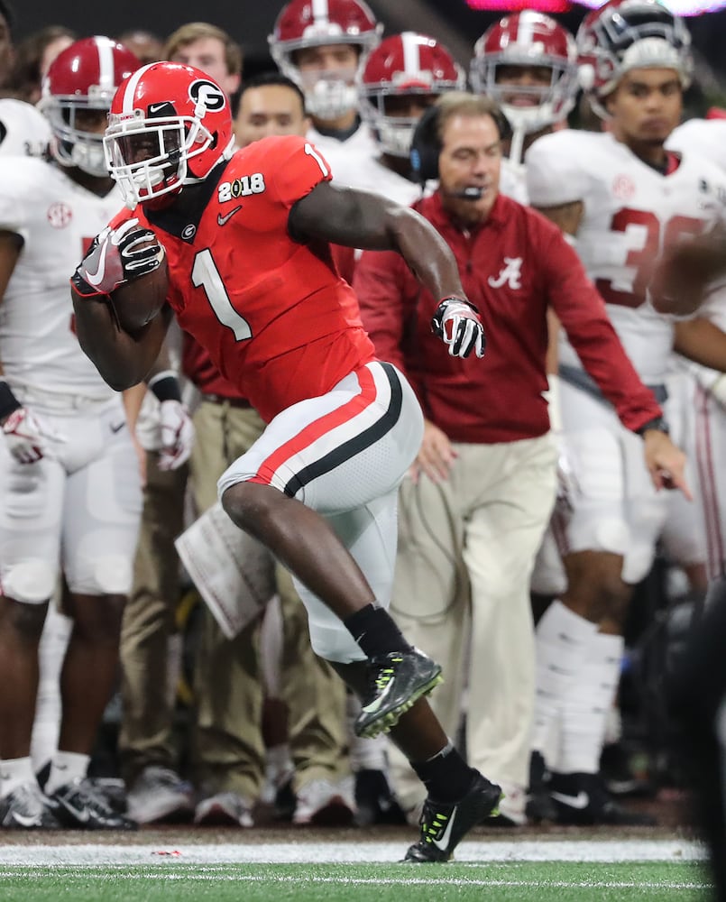 Photos: Bulldogs battle Alabama for national title