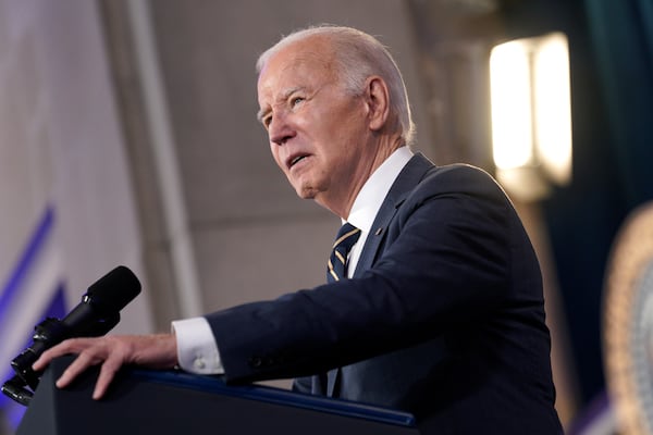 President Joe Biden will deliver remarks at the Wisconsin Black Chamber of Commerce in Milwaukee. (Yuri Gripas/Abaca Press/TNS)