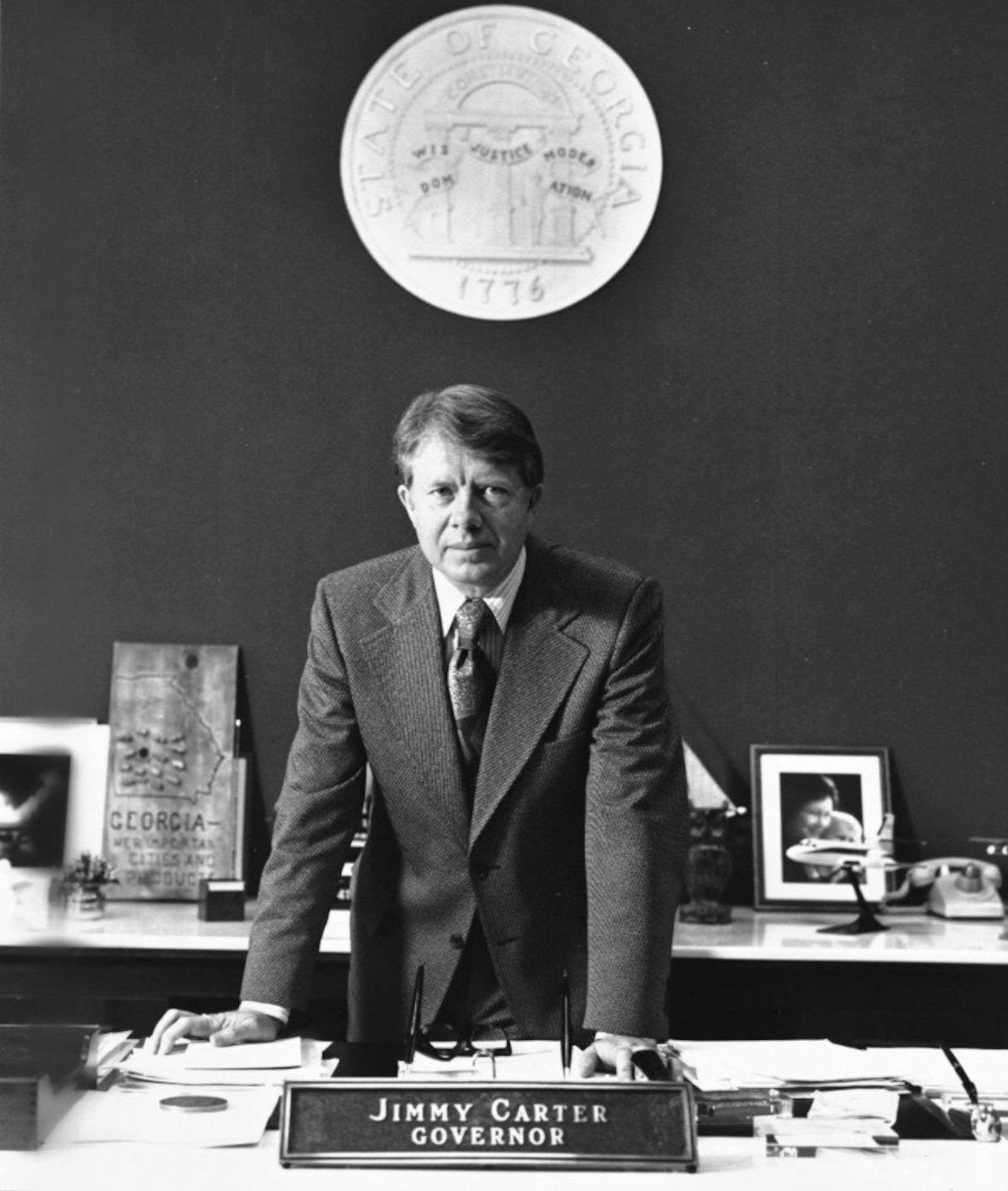 Carter was elected governor of Georgia in 1970 in his second campaign for the office. (Jimmy Carter Library)