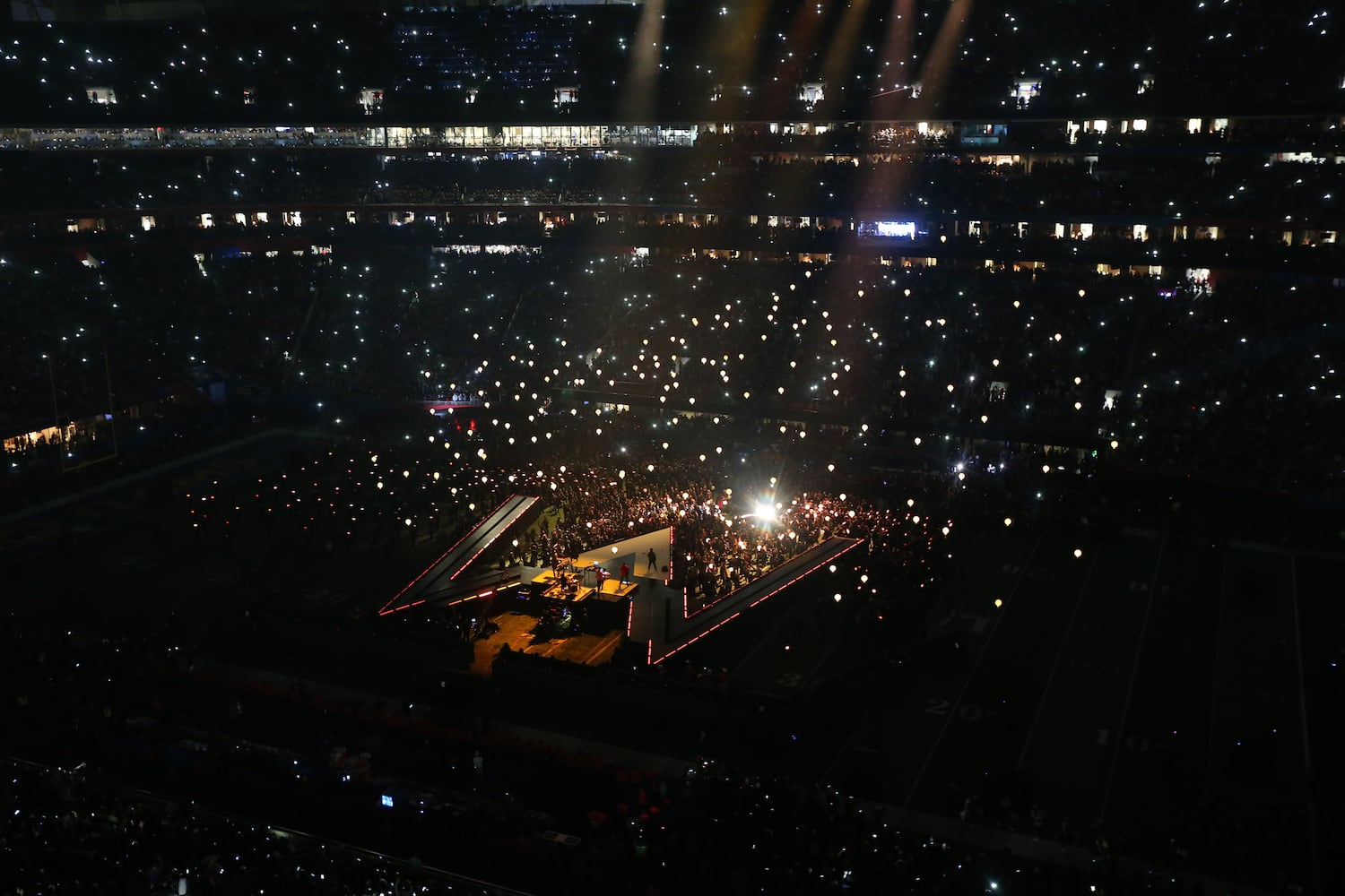 Photos: The Super Bowl scene inside Mercedes-Benz Stadium