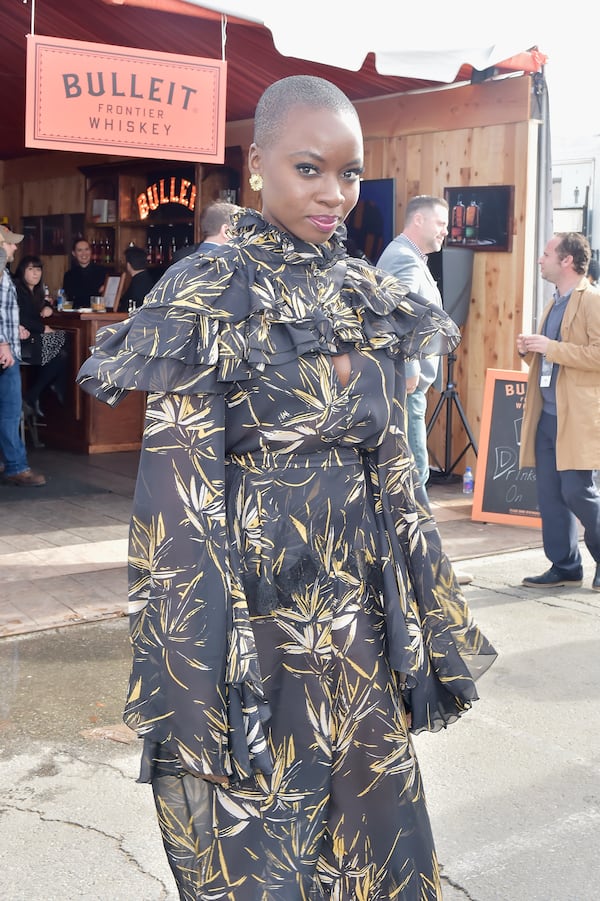  Bulleit toasted "Black Panther" and "The Walking Dead" star Danai Gurira at the Film Independent Spirit Awards. Photo by Stefanie Keenan/Getty Images for Bulleit Frontier Whiskey