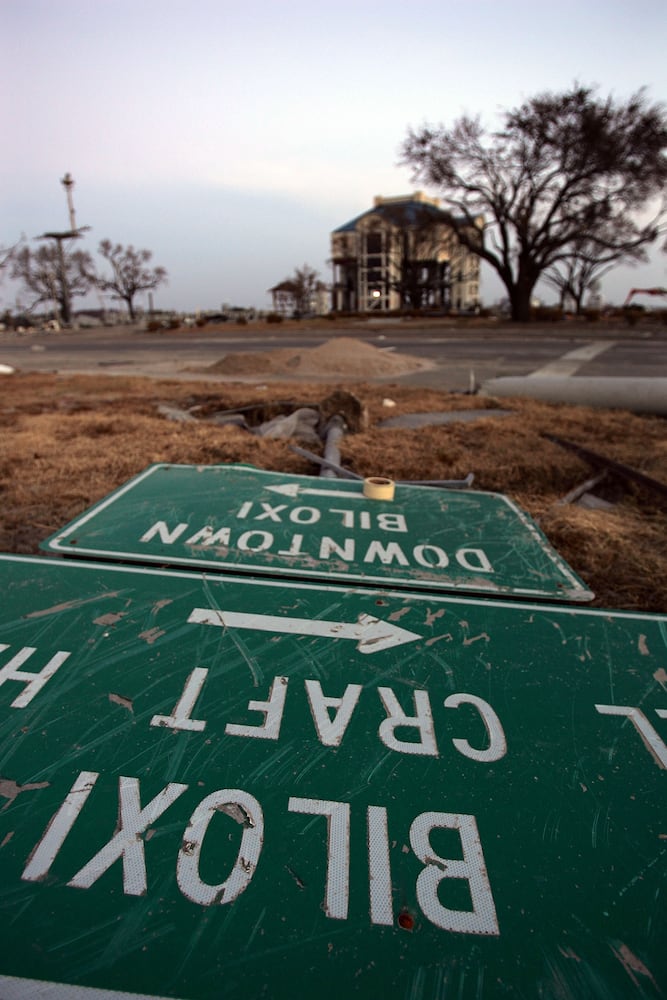 The signs of Hurricane Katrina