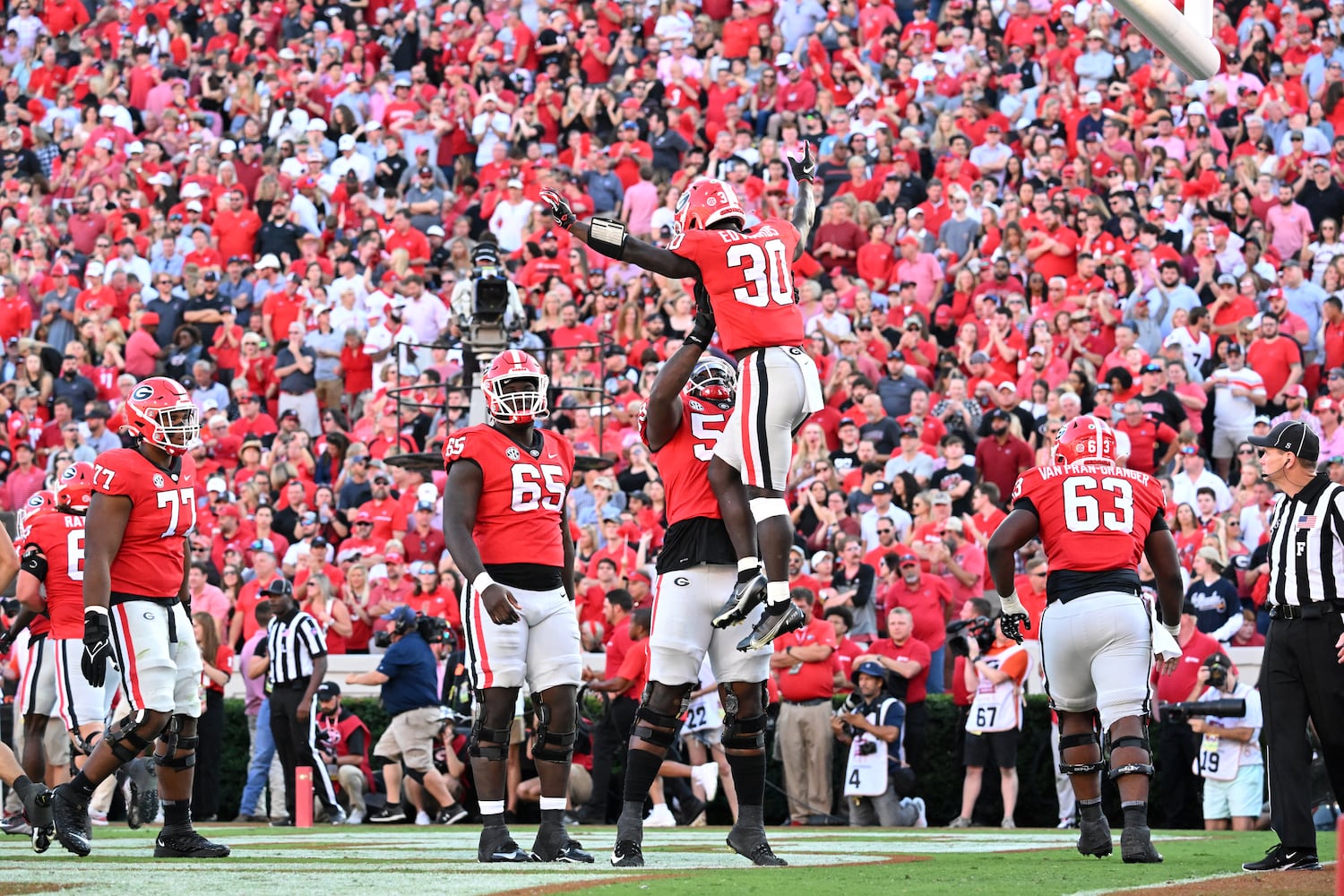 Georgia vs Auburn football