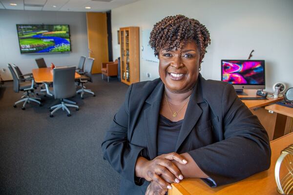 Atlanta Public Schools Superintendent Dr. Lisa Herring poses for a photograph in her Atlanta office Monday, June 28, 2021.  STEVE SCHAEFER FOR THE ATLANTA JOURNAL-CONSTITUTION