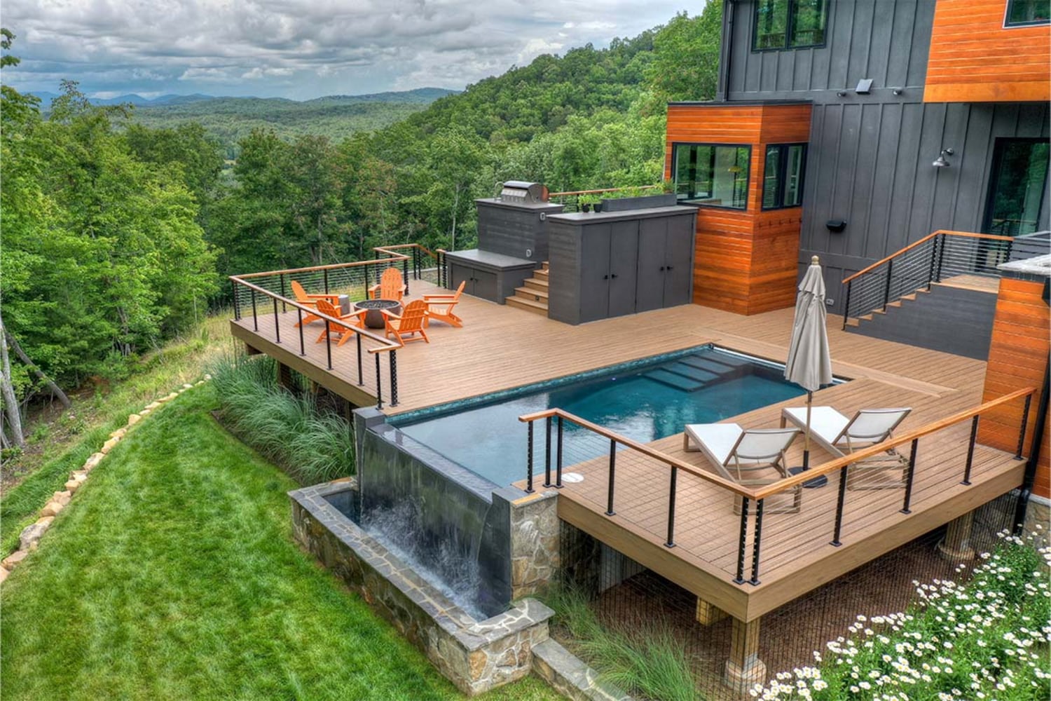 Blue Ridge mountain sanctuary with infinity-edge pool lists for $5.7M