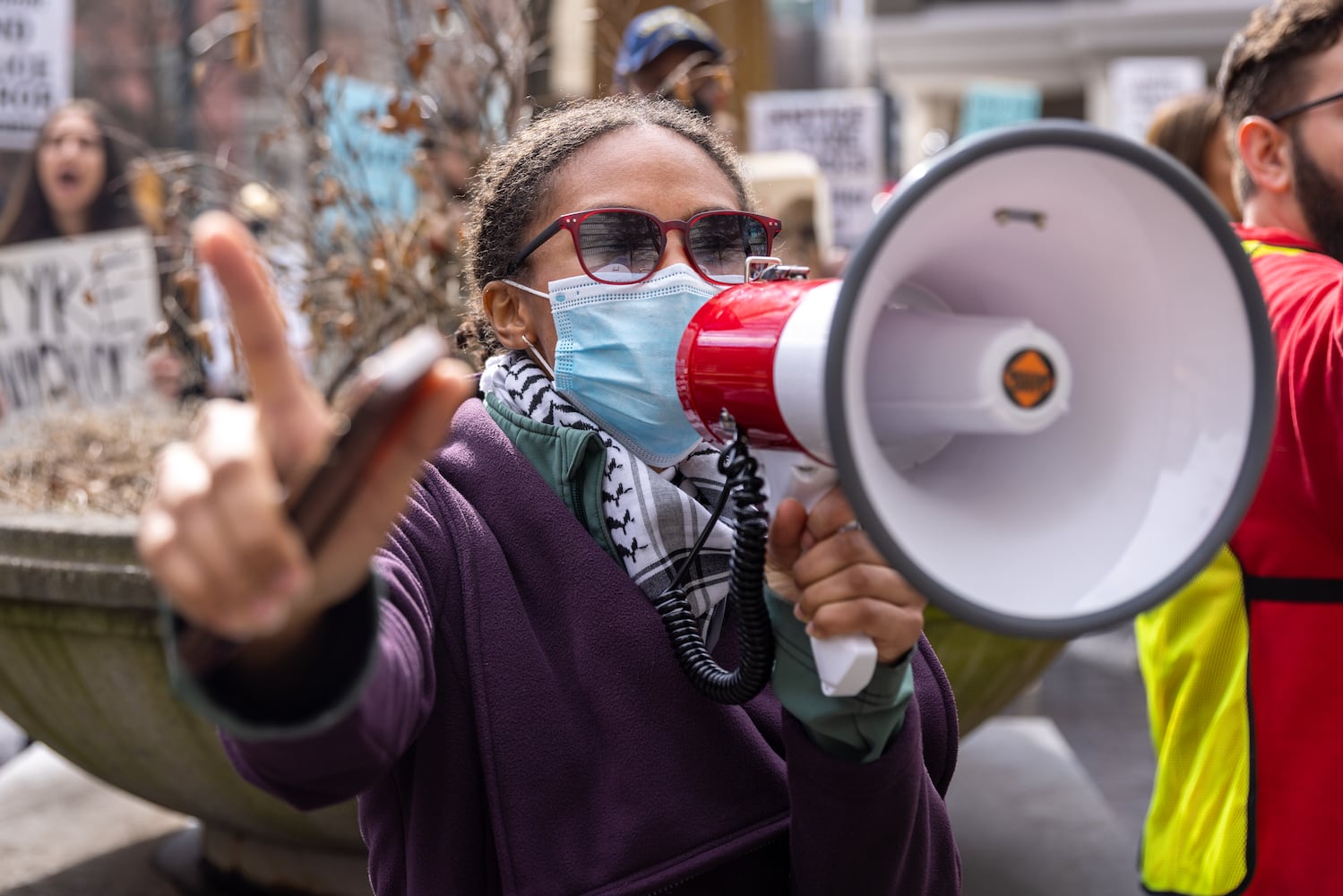 protest in solidarity with Memphis