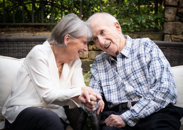 Atlanta PR icon Bob Cohn and June, his wife of more than six decades.