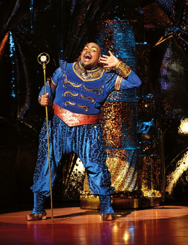 One of the reasons to enjoy “Aladdin” is Trevor Dion Nicholas as the Genie. CONTRIBUTED