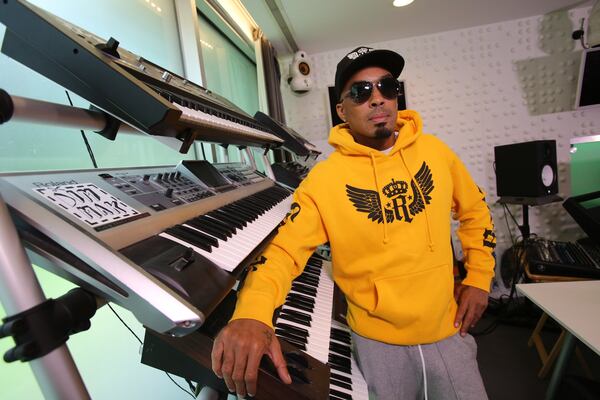 Atlanta producer/songwriter Dallas Austin has saved every keyboard he's ever owned. Photo: Tyson Horne/Atlanta Journal-Constitution