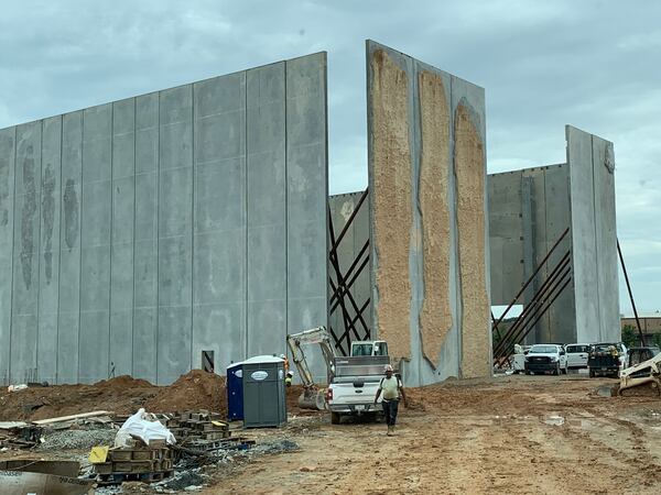 Assembly Studios involves more than 20 soundstages. Here is one being built from the ground up on August 11, 2022. RODNEY HO/rho@ajc.com