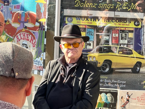 The last surviving Monkee Micky Dolenz drew hundreds of fans to Athens Nov. 3, 2023 to meet him face to face as he released a new E.P. covering songs by R.E.M. RODNEY HO/rho@ajc.com