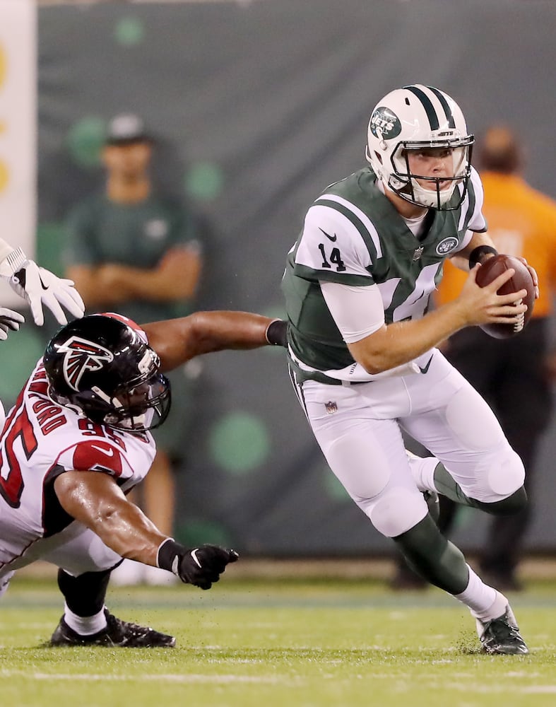 Photos: Falcons face Jets in exhibition opener