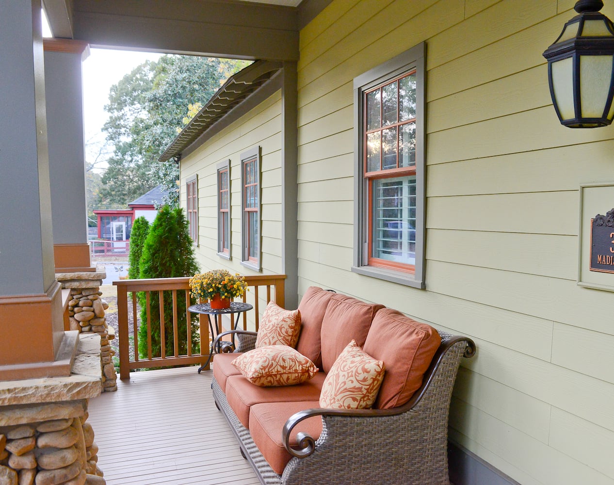 A larger front porch