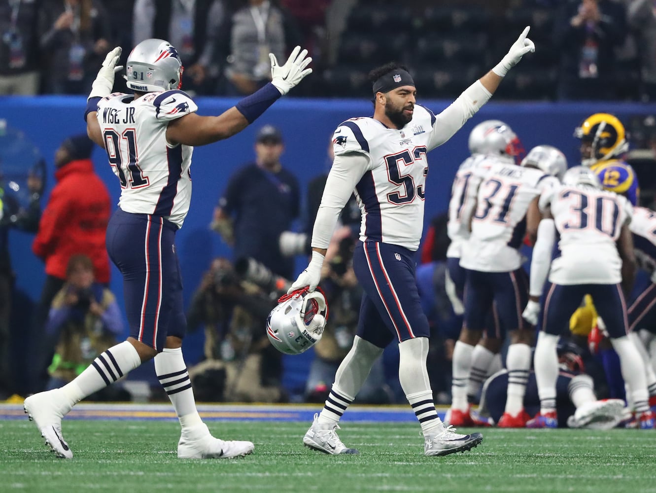 Photos: Patriots celebrate, Rams commiserate at Super Bowl