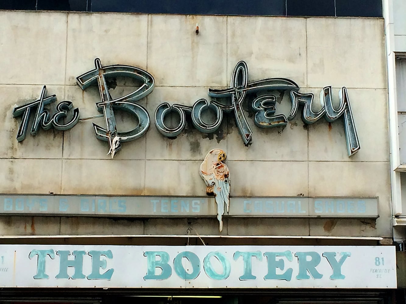 Atlanta's history in neon: The Bootery