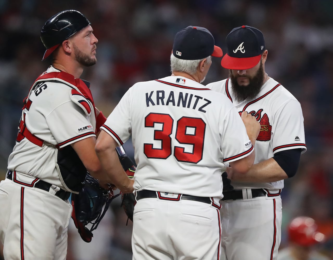 Photos: Braves open home series with Phillies