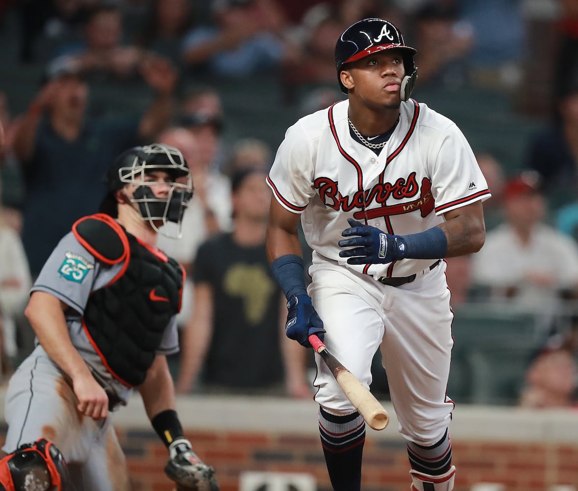 Photos: Two more home runs for Ronald Acuna