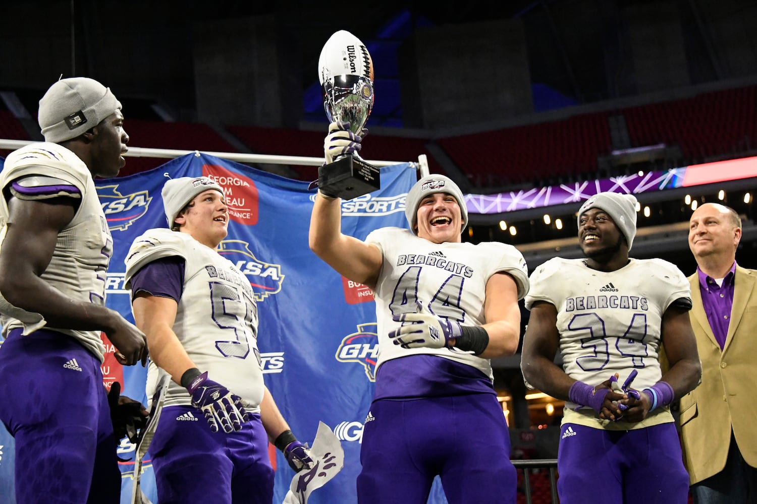 Photos: Day 1 of HS state title games at Mercedes-Benz Stadium