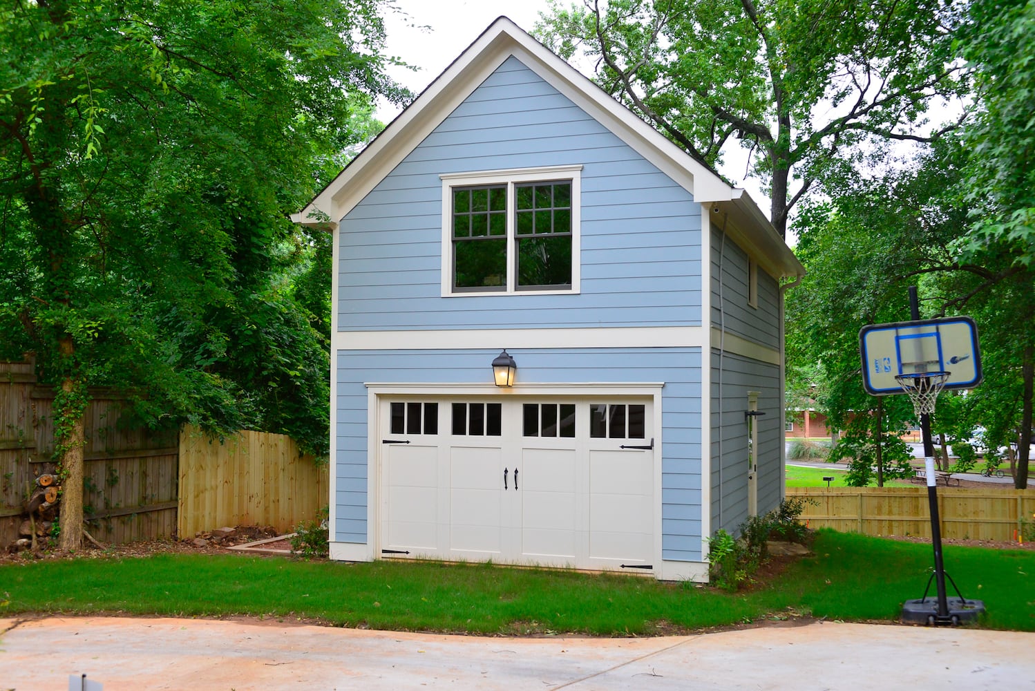 Detached garage with office space