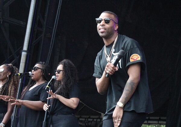 DVSN (that is, "Division" if you're saying it out loud) plays to the OMF crowd. Photo: Melissa Ruggieri/AJC