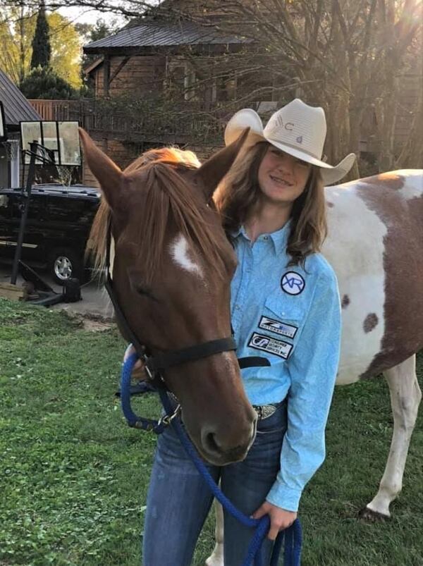 Douglas County's Alexander High School freshman Marisa Bricker recently placed 9th overall in goat tying for West Georgia Junior Rodeo.