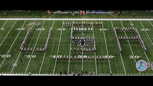 The Talladega College Marching Band recently performed at halftime during a New Orleans Saints game. Now they are considering an invitation to perform in the inaugural parade for President-elect Donald Trump. (Courtesy Talladega College Office of Public Relations and Communications.