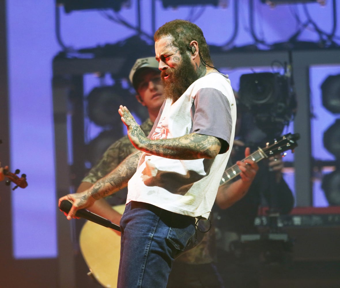 Post Malone brought his sold out F-1 Trillion Tour To Lakewood Amphitheatre on Friday, October 11, 2024. Muscadine Bloodline and Dan Spencer opened the show.
Robb Cohen for the Atlanta Journal-Constitution