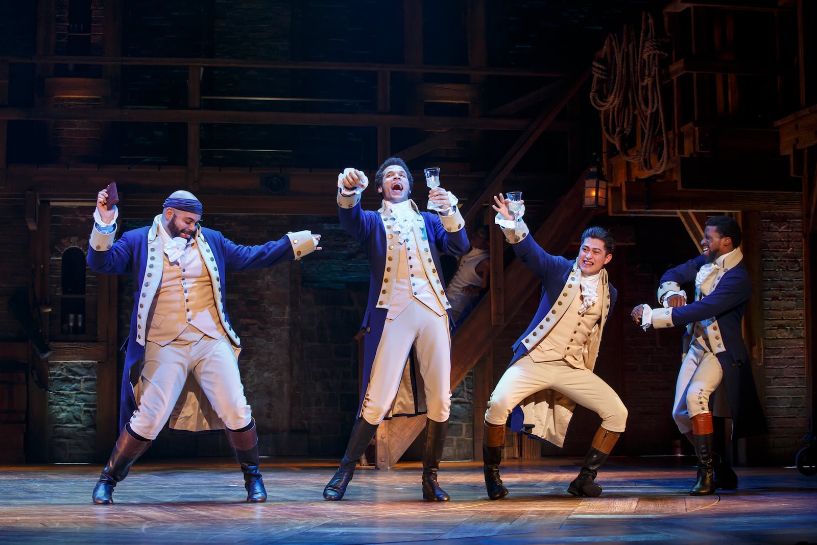  The national touring cast of "Hamilton." Photo: Joan Marcus