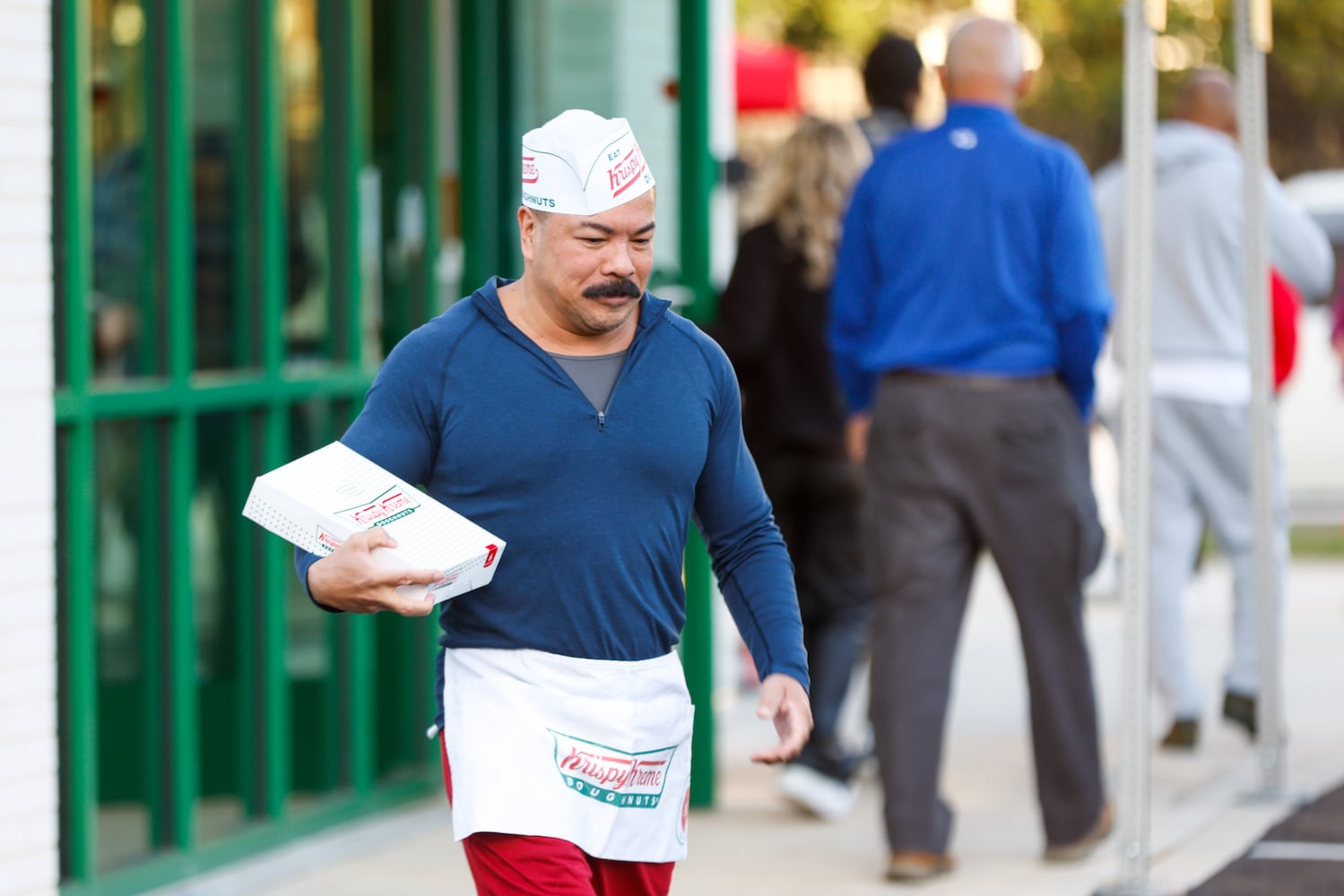 Krispy Kreme holds grand reopening