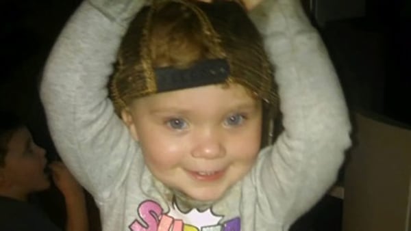 Baylee Sue Peeples was reported abducted by her father early Thursday morning. She was located Thursday afternoon.