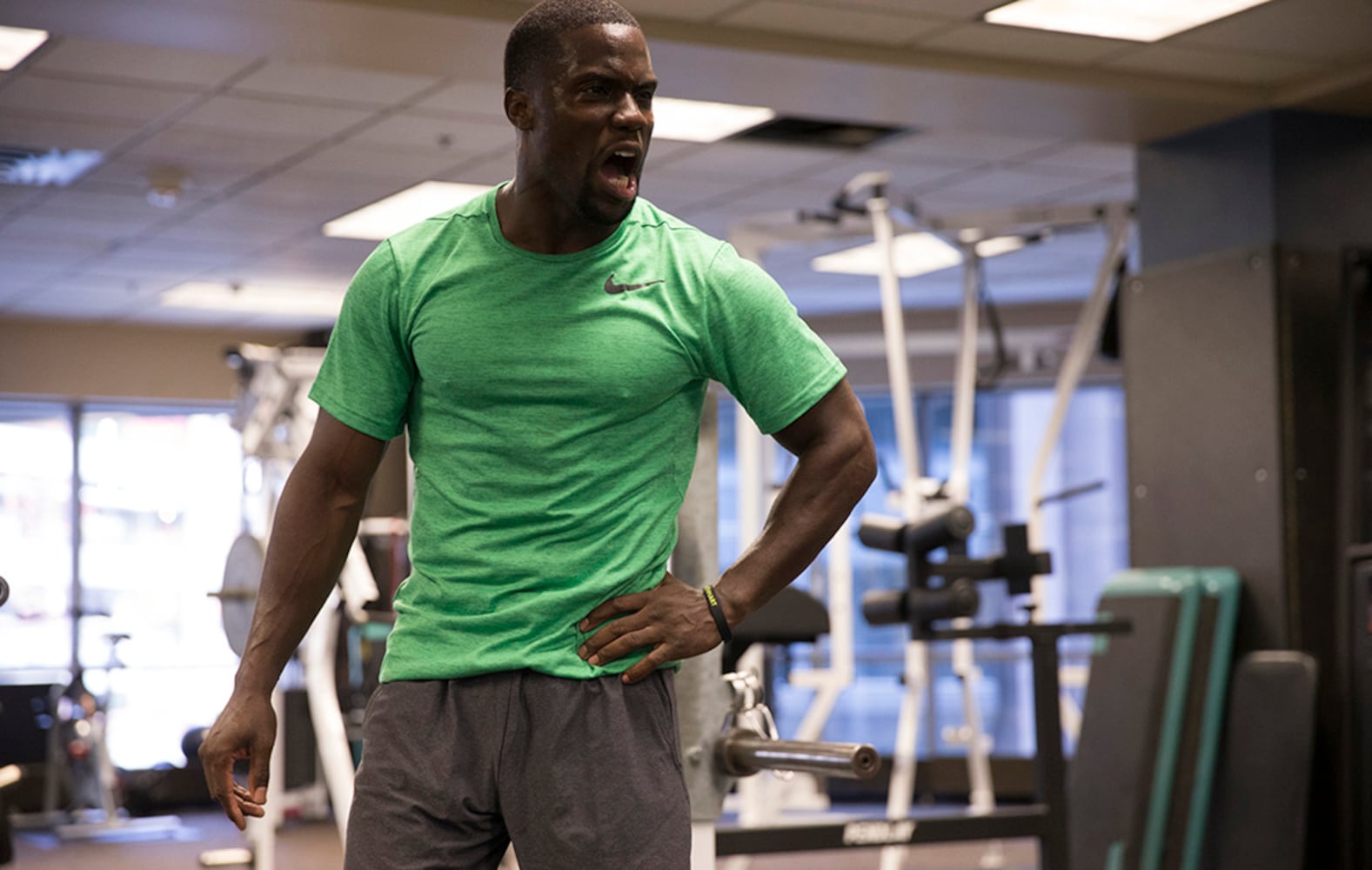 Kevin Hart trains like a beast