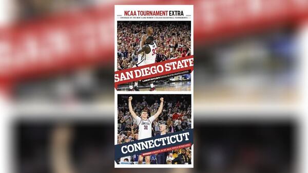 NCAA Tournament Extra section in The Atlanta Journal-Constitution ePaper, Sunday, April 2, 2023.