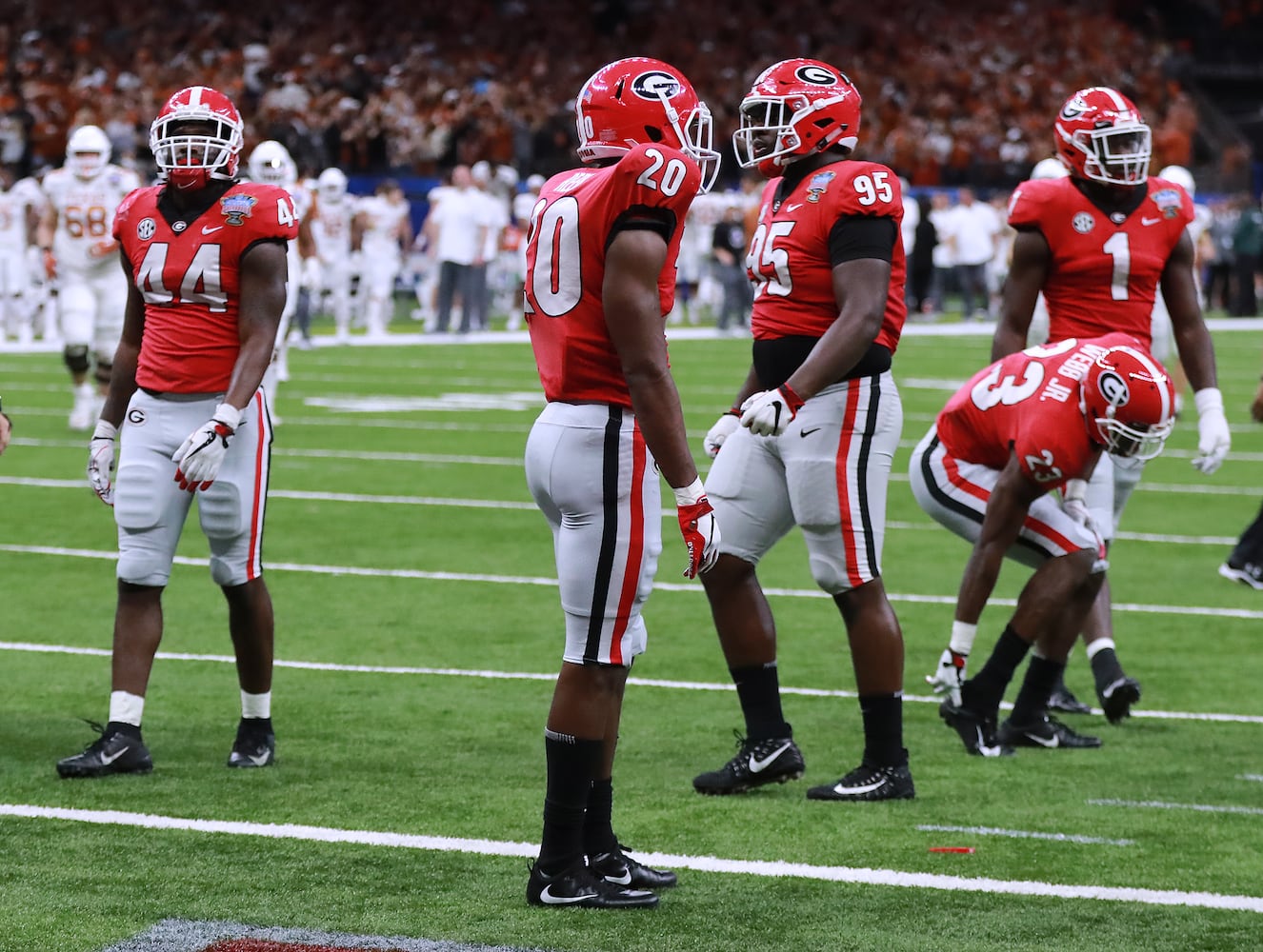 Photos: Georgia tackles Texas in the Sugar Bowl