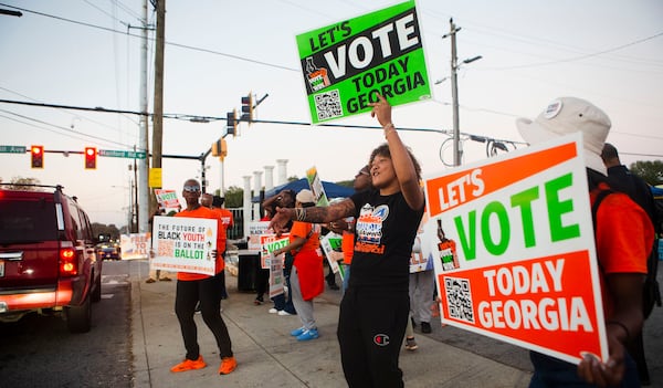 A Fulton County Superior Court judge ruled Friday that early voting will be allow on the Saturday before the Dec. 6 U.S. Senate runoff. (Christiana Matacotta for The Atlanta Journal-Constitution)