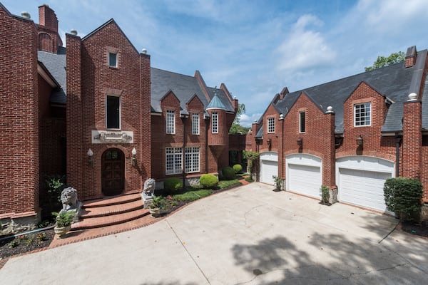 A look at 3863 Streamside Drive in Marietta, which is being sold for $2.5 million. The 12,000-square-foot castle sits on an acre just off Sope Creek.