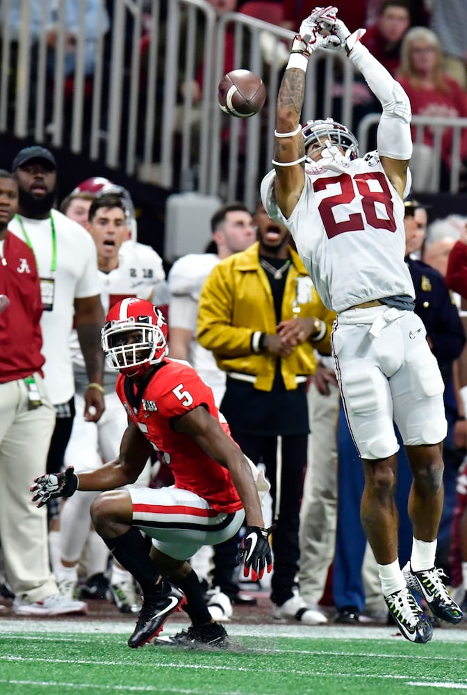 Photos: Bulldogs battle Alabama for national title