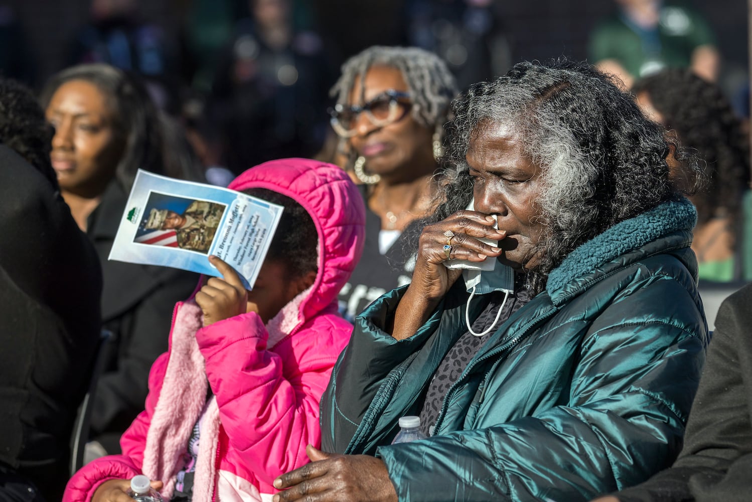 Ceremony to honor the memory of Breonna Moffett, one of three Georgia solders killed in a drone attack in Jordan.