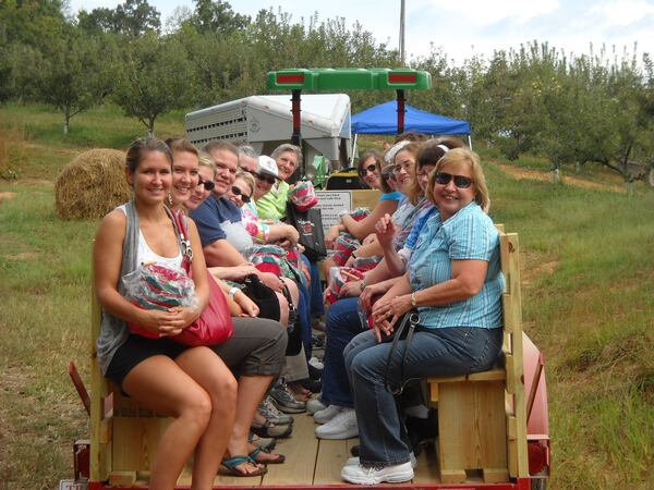 The Red Apple Barn in Ellijay offers you-pick tours on Saturdays and Sundays. CONTRIBUTED: RED APPLE BARN