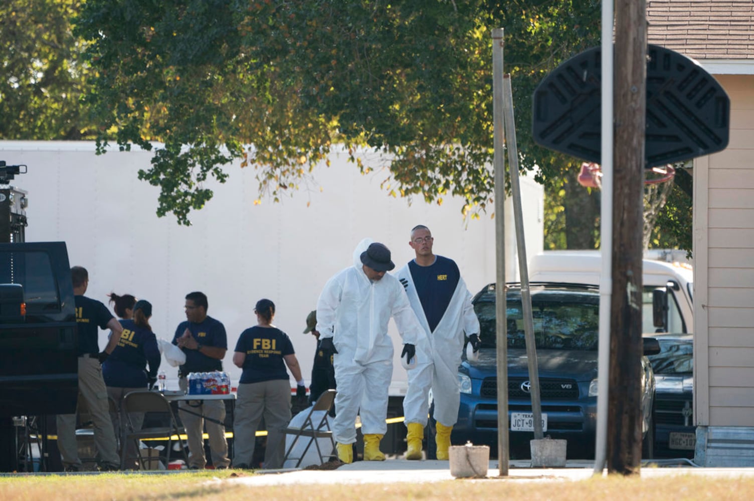 Photos: Dozens dead, wounded in Texas church shooting