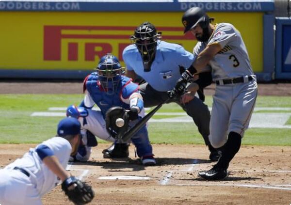  Sean Rodriguez set personal bests in most offensive categories in 2017 with the Pirates. (AP photo)