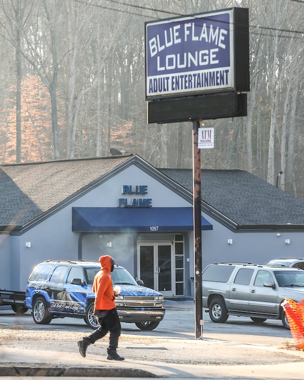 Atlanta police continue to investigate the homicide at the Blue Flame Lounge on Harwell Road.